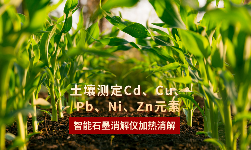 智能石墨消解儀加熱消解土壤測定Cd、Cu、Pb、Ni、Zn元素